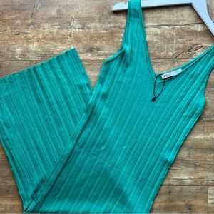 Zara NWOT Midi Sleeveless Dress Size Medium